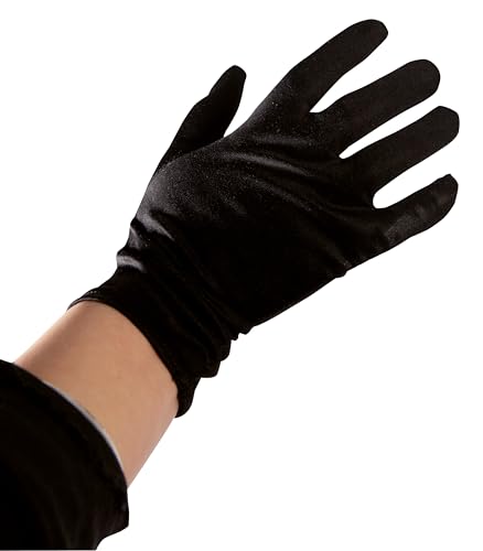 ptit-clown-kurze-handschuhe-erwachsene-schwarz-kost-m-accessoire image 2