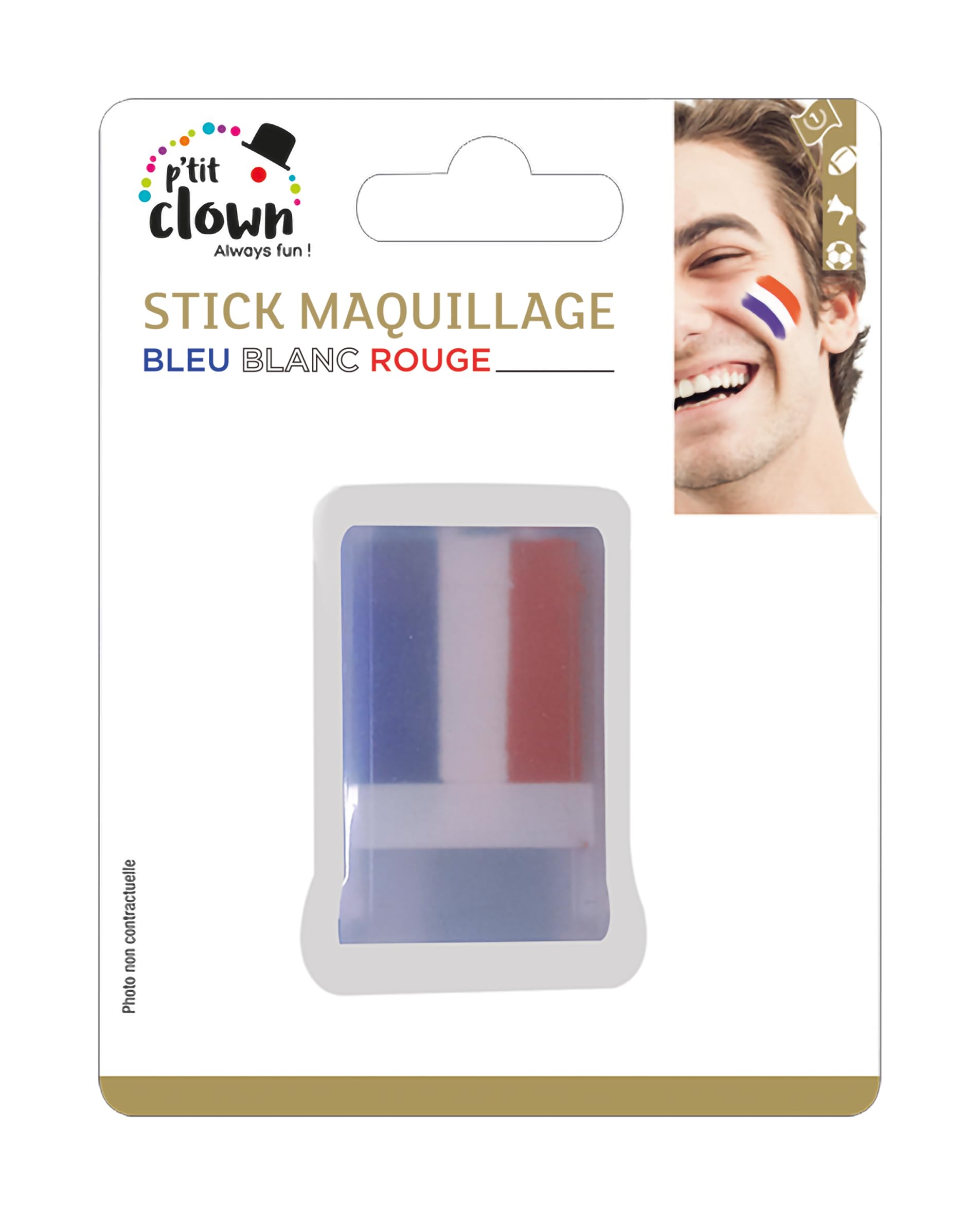 p-tit-clown-61002-fett-schminkstift-dreifarbig-6g-mehrfarbig image 1