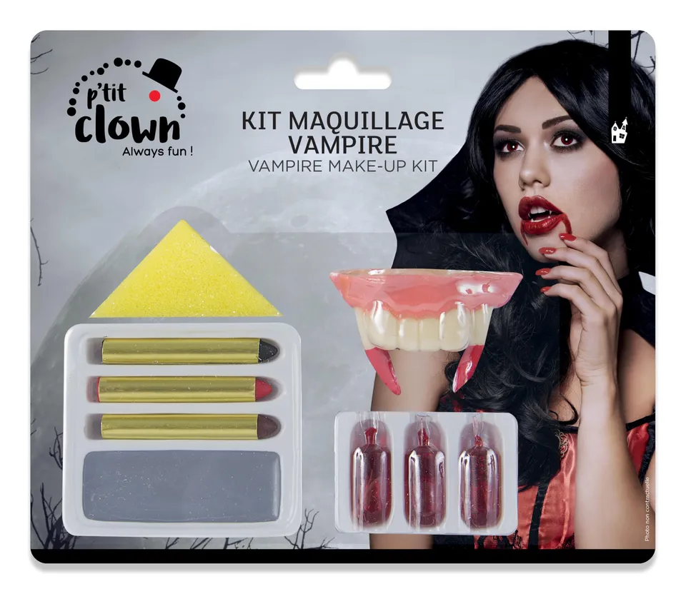 ptit-clown-vampire-schminkset-grau-halloween-make-up-set-erwachsene-abwaschbar image 1