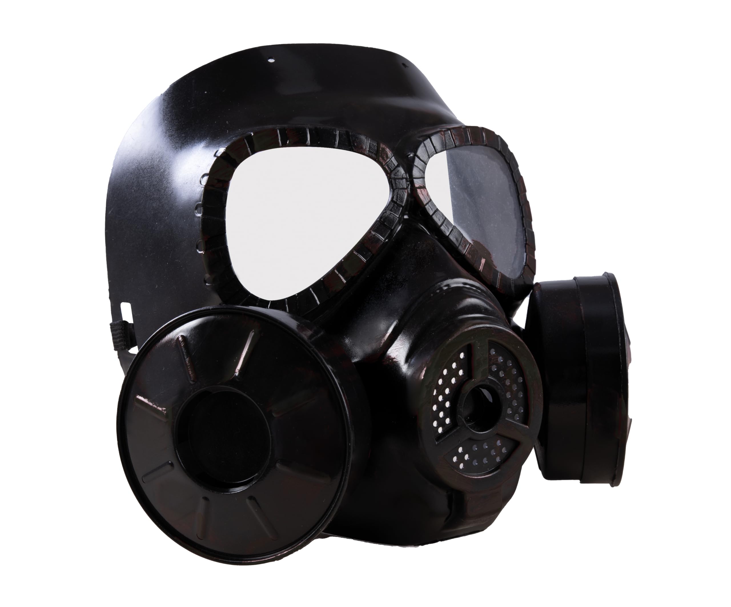 p-tit-clown-gasmaske-kost-m-maske-erwachsene-schwarz-kunststoff image 1