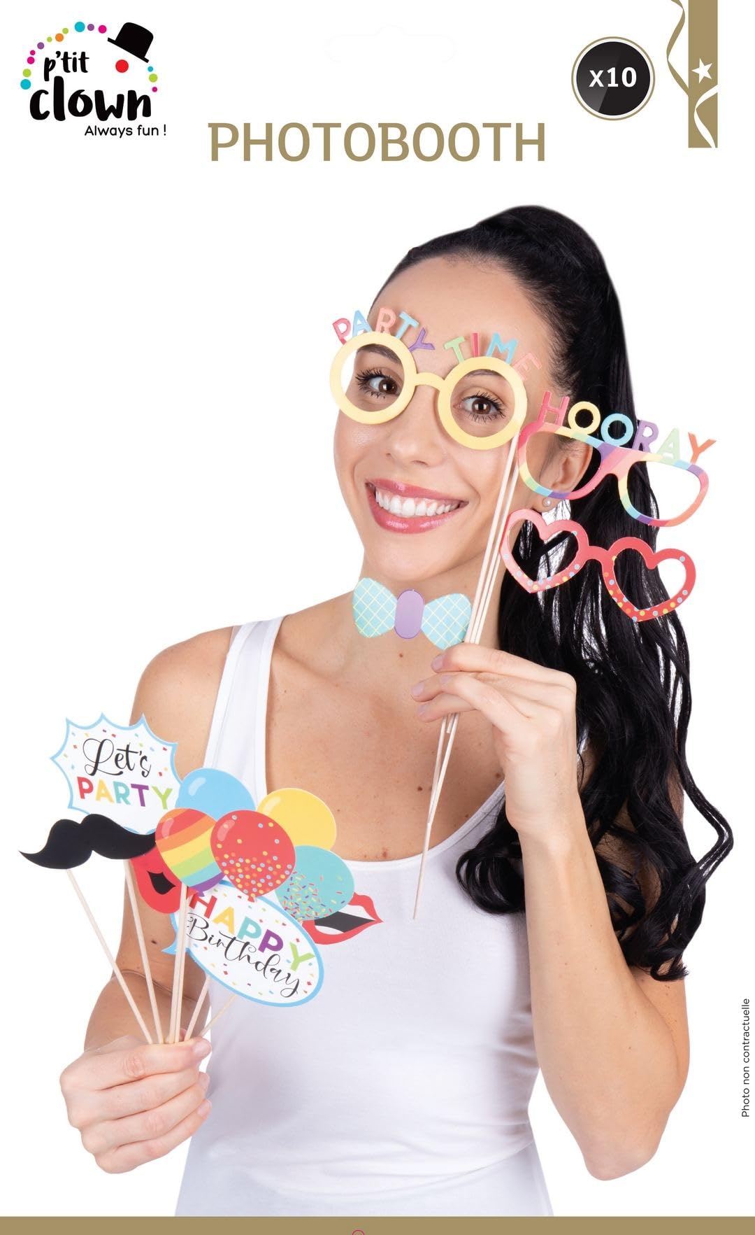 p-tit-clown-fotobooth-set-geburtstag-10-teilig-mehrfarbig-re22739 image 3