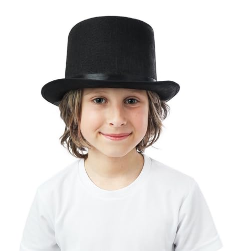 ptit-clown-zylinder-hut-filz-schwarz-12-cm-kinder image 6