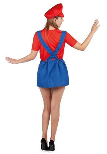 ptit-clown-60621-klempner-kost-m-damen-l-xl-blau-rot-polyester image 8