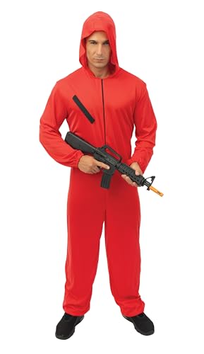 ptit-clown-kost-m-r-uber-erwachsene-unisex-roter-overall-mit-kapuze-aus-polyeste image 6