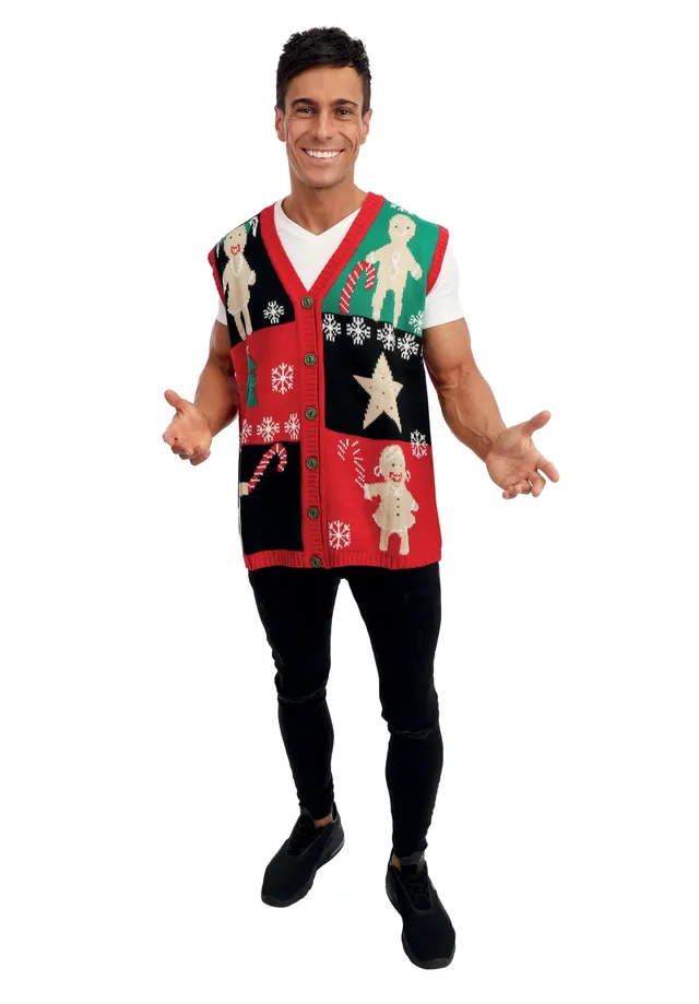 p-tit-clown-weihnachtsweste-ohne-rmel-erwachsene-l-xl-rot image 1