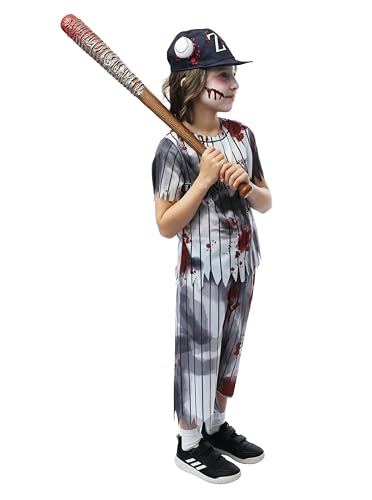 p-tit-clown-zombie-baseballspieler-kost-m-kinder-hut-set image 8