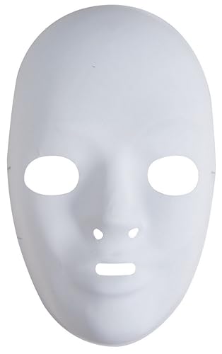 ptit-clown-gesichtsmaske-wei-pvc-erwachsene-6-st-ck image 4
