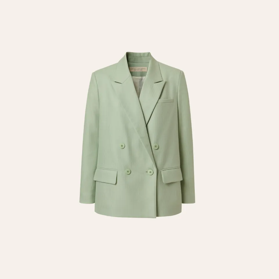 lotta-ludwigson-alva-blazer-sage-green-herringbone-woll-blazer-doppelreihig image 1