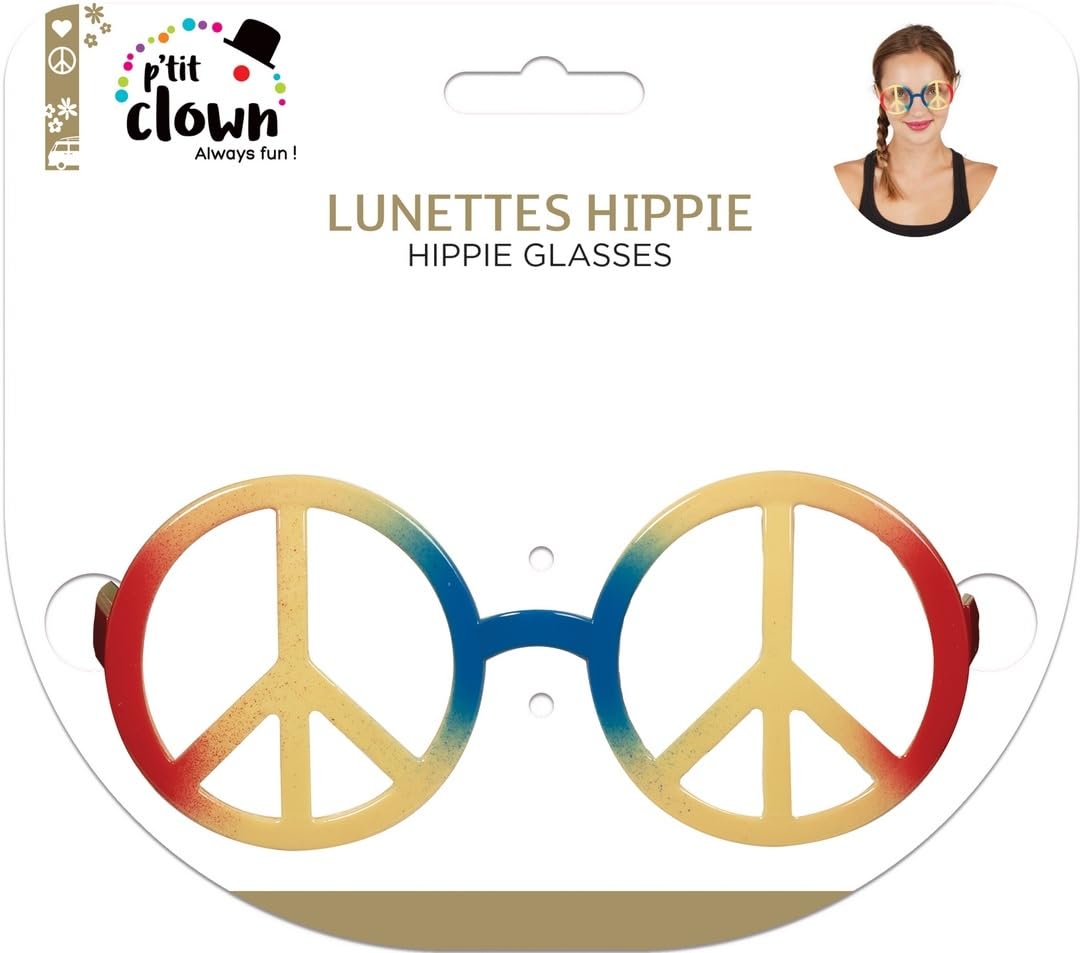ptit-clown-40001-brille-hippie-peace-and-love-mehrfarbig image 7