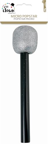 ptit-clown-10573-mikrofon-popstar-schwarz-silber image 4