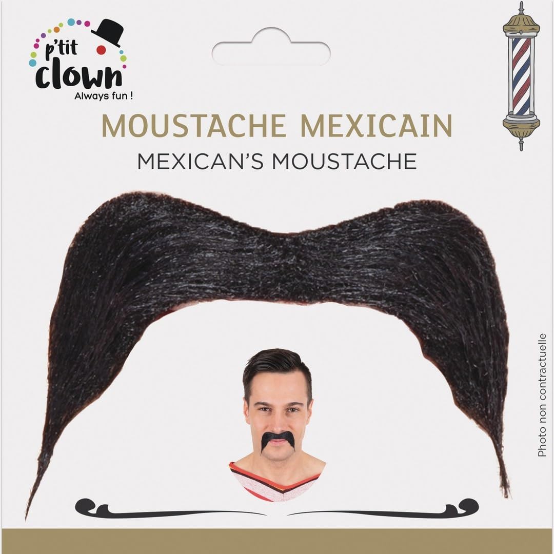 ptit-clown-mexikaner-schnurrbart-kost-m-accessoire image 4