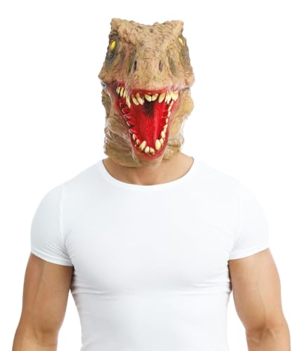 p-tit-clown-latex-maske-t-rex-erwachsene-einheitsgr-e-unisex image 6