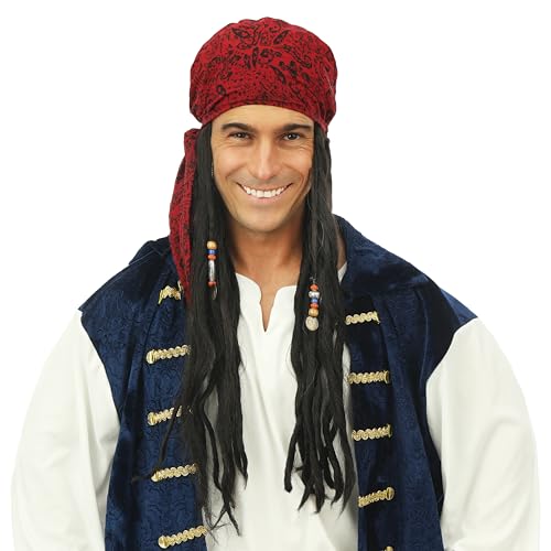 p-tit-clown-34750-piraten-per-cke-mit-dreadlocks-und-tuch-mehrfarbig image 7