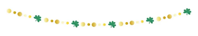p-tit-clown-23235-girlande-kleeblatt-5-m-papier-st-patrick-s-day image 1