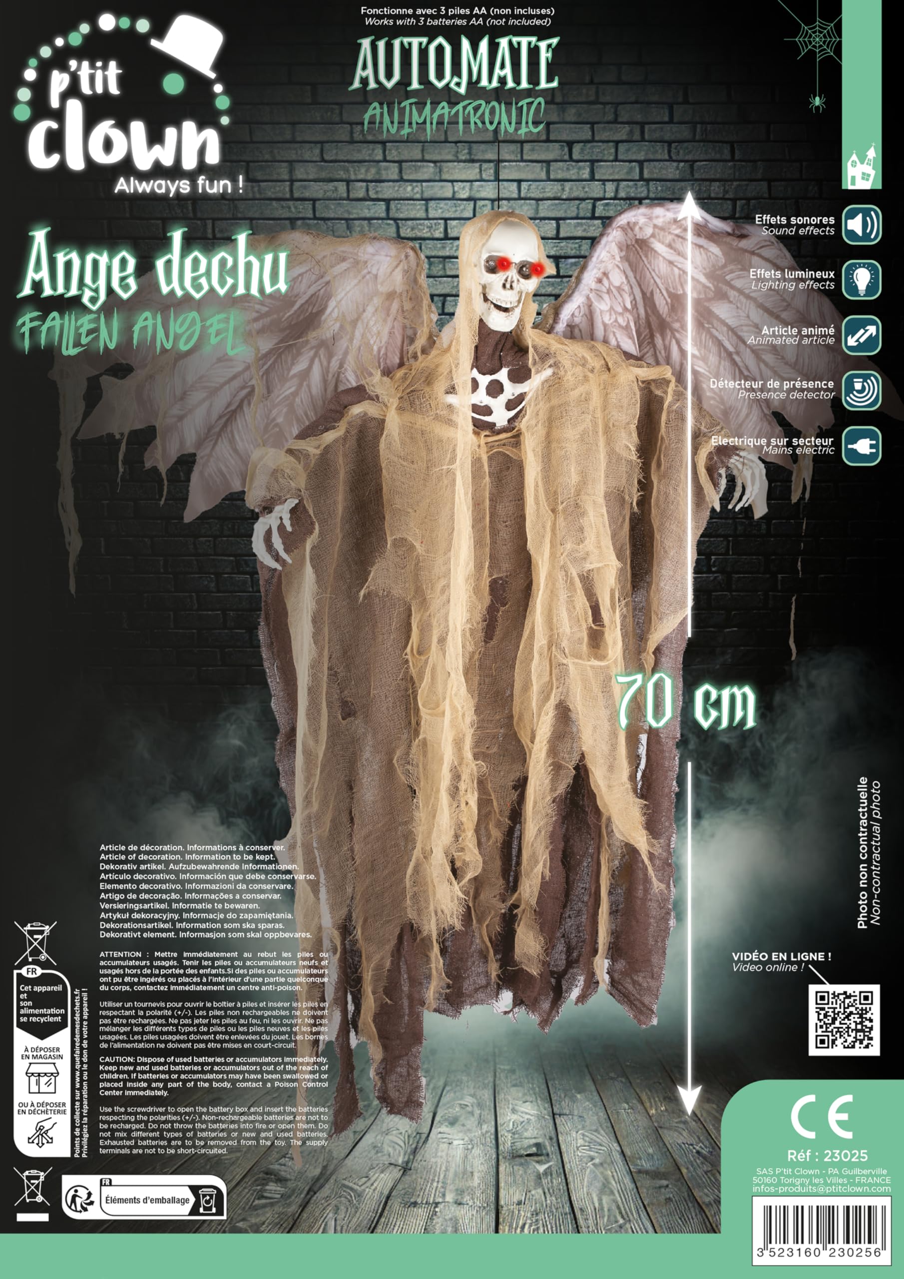 p-tit-clown-23025-skelett-gefallener-engel-130-cm-animatronics-mit-sound-und-lic image 2