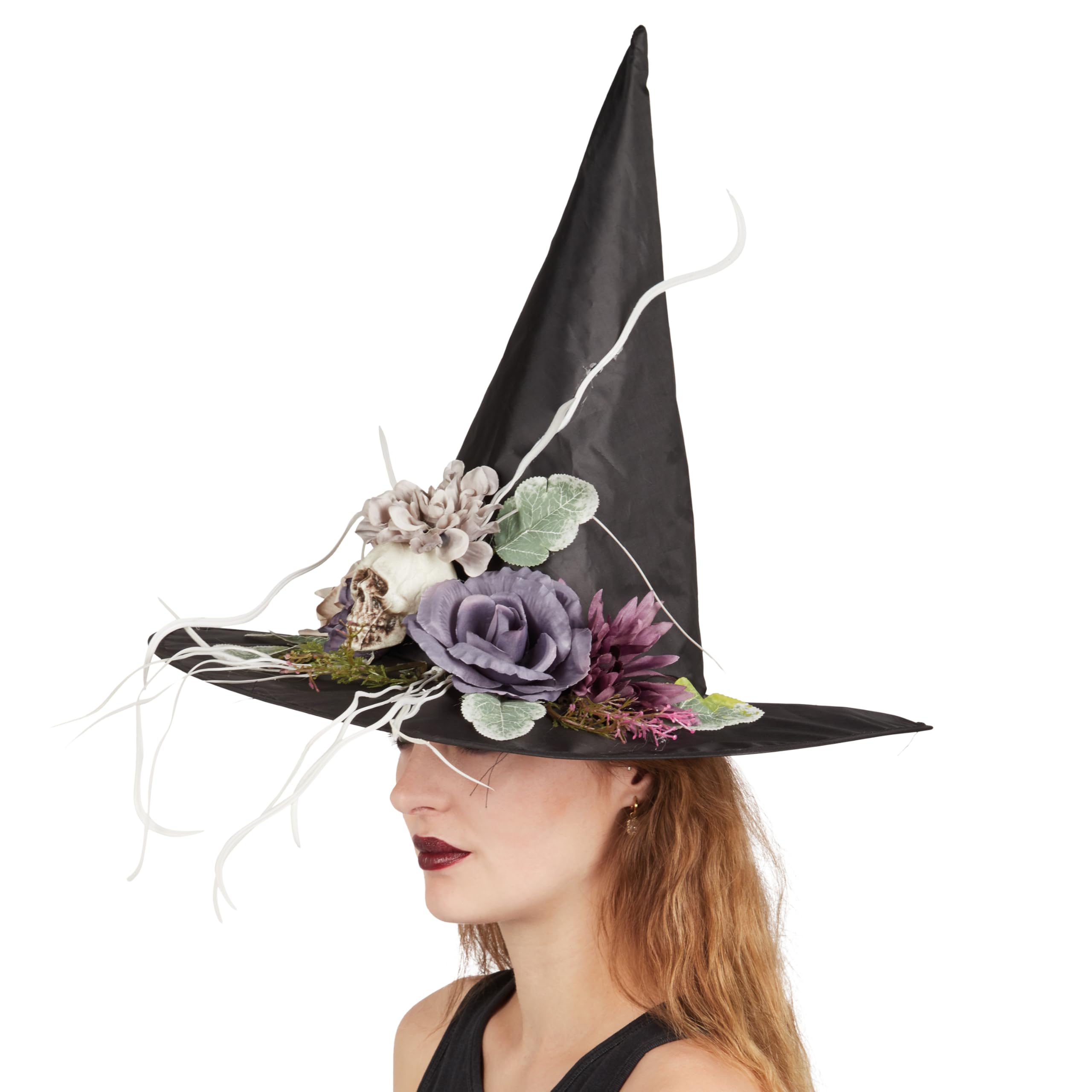 p-tit-clown-hexenhut-damen-halloween-kost-m-accessoire-schwarz image 4