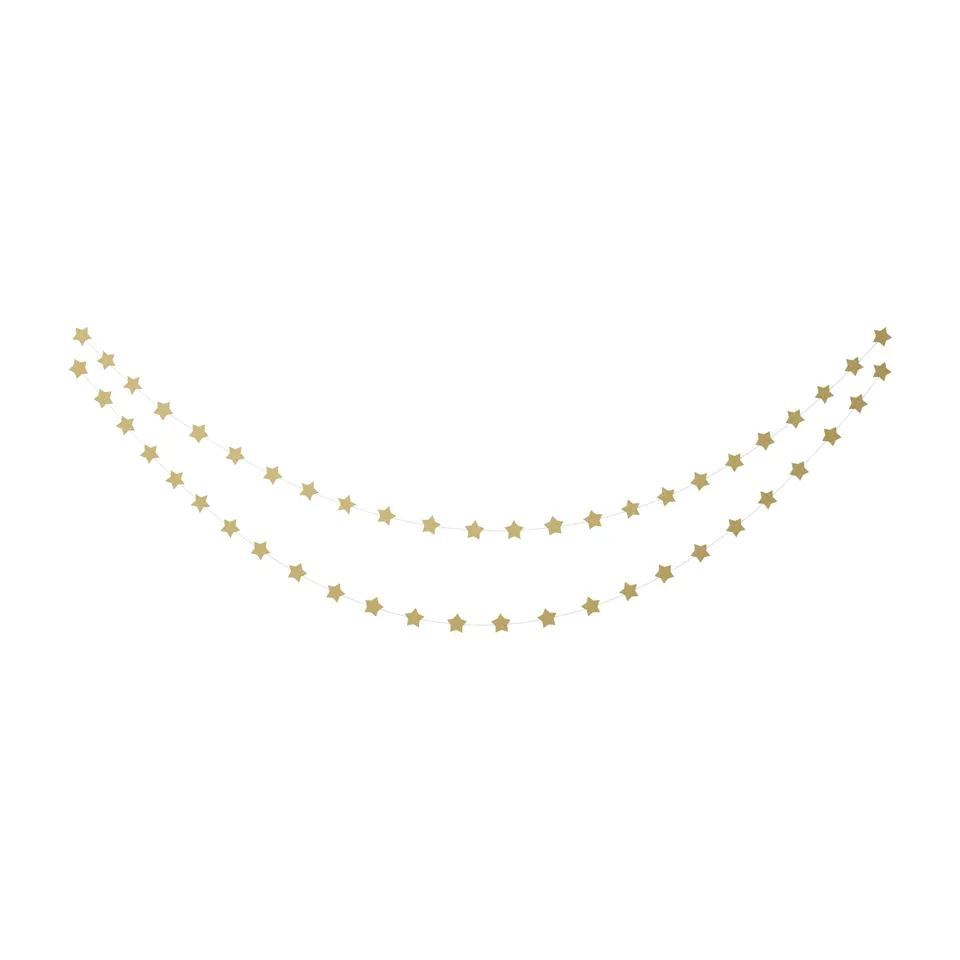 ptit-clown-re22605-girlande-mini-sterne-glitter-gold-3-m image 1