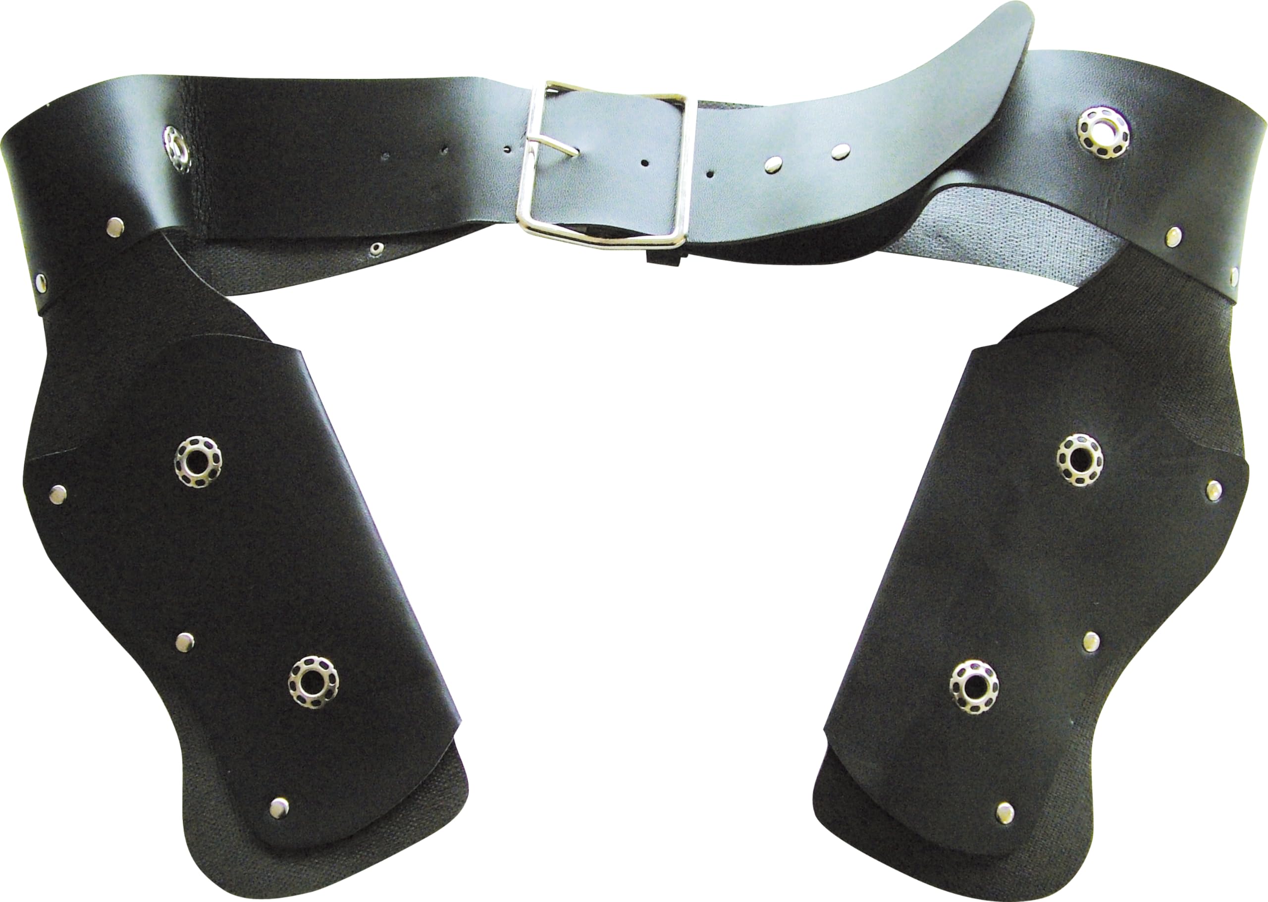 ptit-clown-g-rtel-kunstleder-schwarz-mit-2-pistolenhalftern-erwachsene image 1