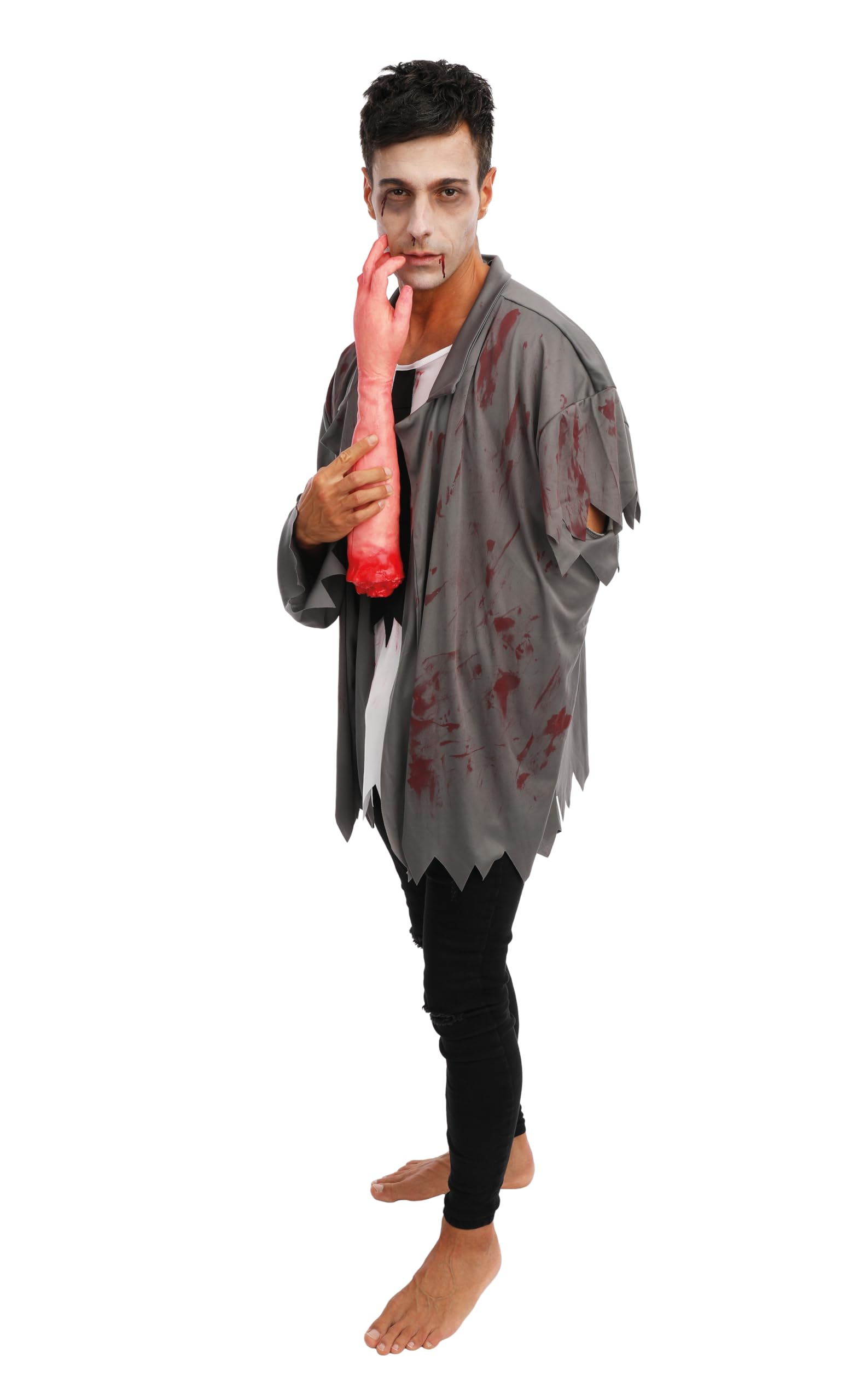 ptit-clown-zombie-kost-m-mit-abgerissenem-arm-f-r-erwachsene-einheitsgr-e image 2