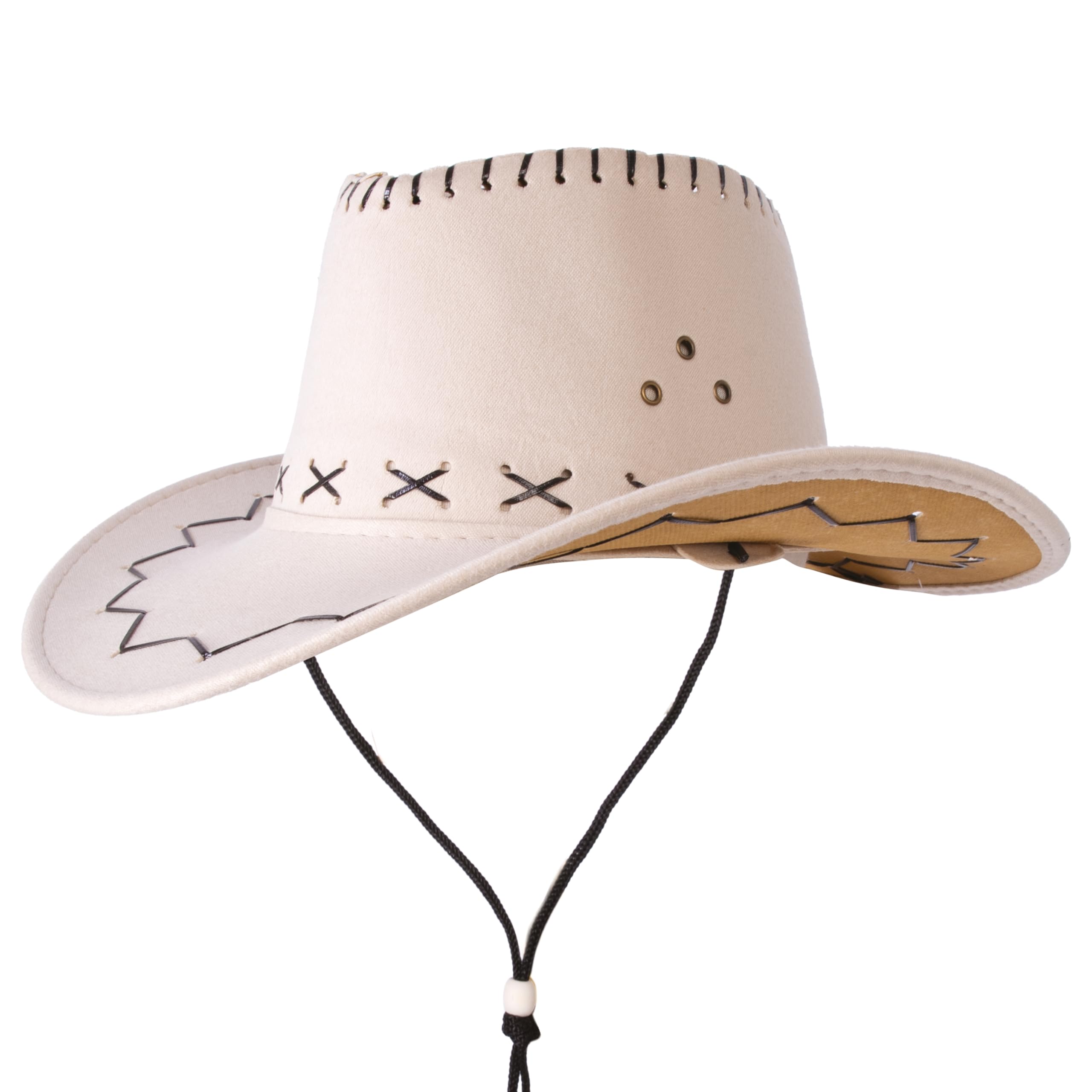 ptit-clown-cowboy-hut-nubukleder-optik-mit-ziernaht image 8