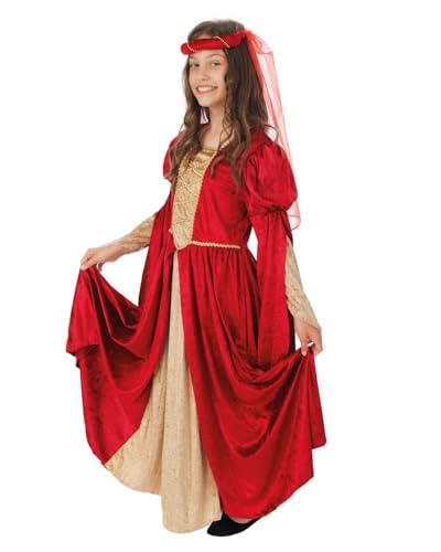 ptit-clown-mittelalterliches-prinzessinnenkleid-m-dchen-10-12-jahre-rot image 7