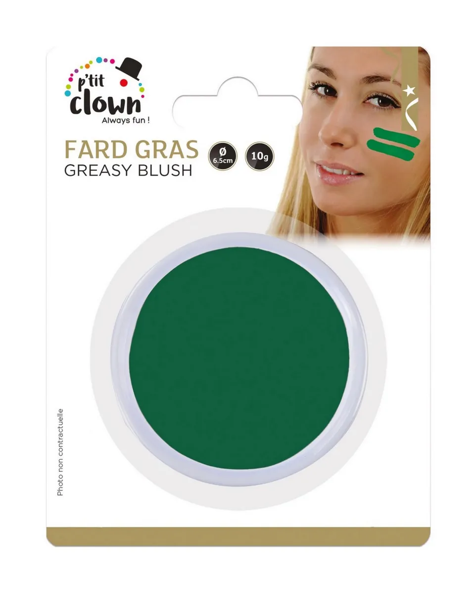 ptit-clown-fett-schminke-palette-rund-mehrfarbig-gr-n image 1