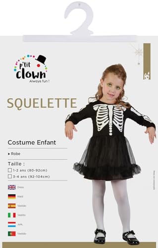 ptit-clown-82964-kost-m-baby-skelett-m-dchen-92-104-cm-kleid image 7