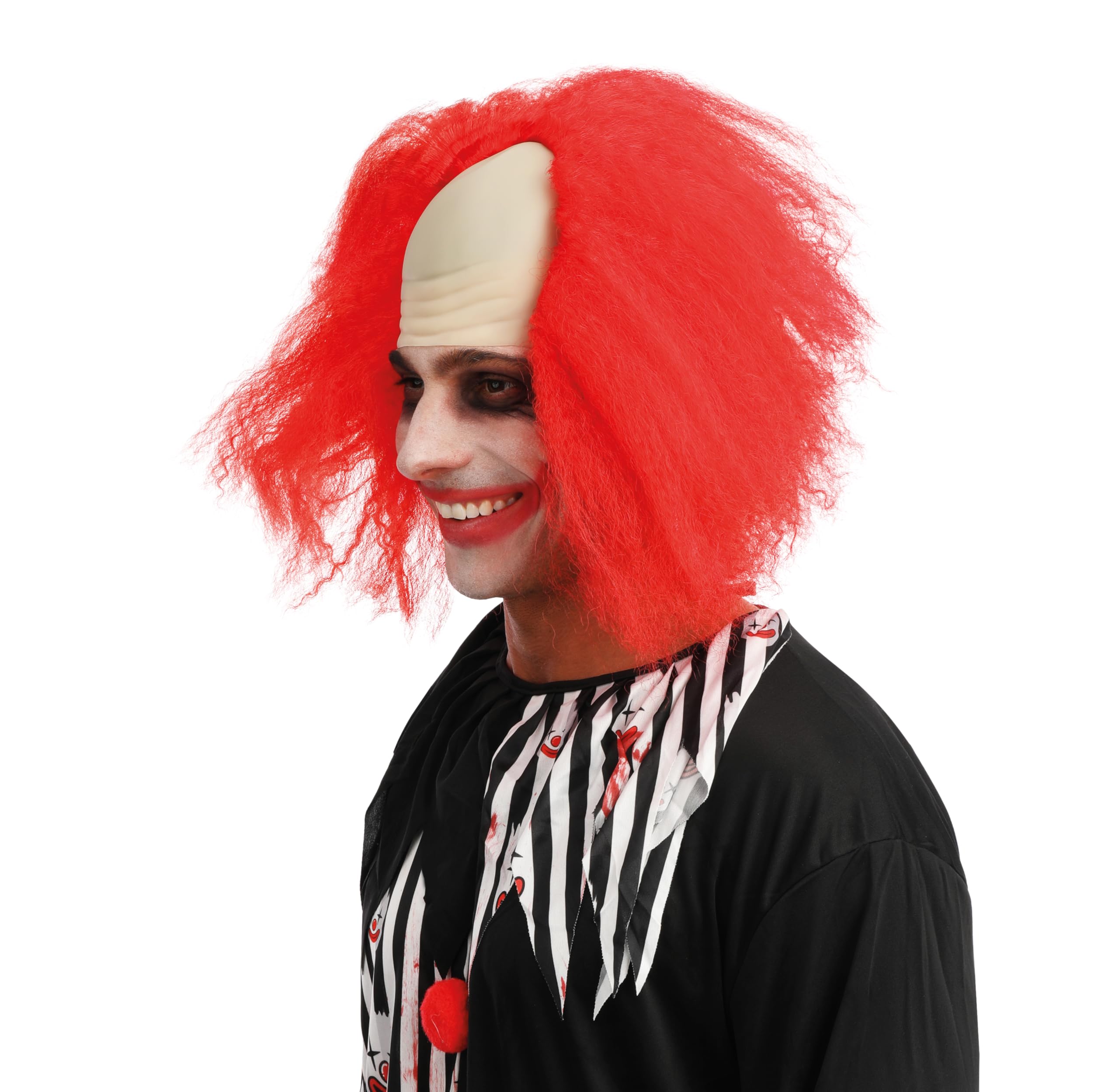 p-tit-clown-85130-clown-per-cke-ohne-haare-rot-kunsthaar image 2