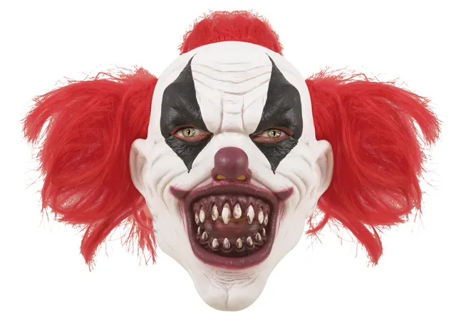 p-tit-clown-horror-clown-maske-wei-mit-roten-haaren-erwachsene image 1