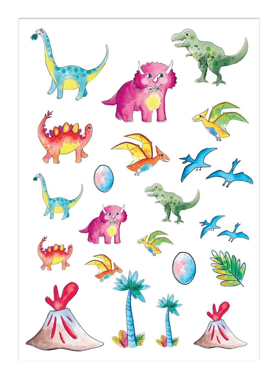 ptit-clown-tattoos-dinosaurier-tempor-re-kinder-tattoos image 1