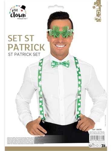 p-tit-clown-st-patrick-s-day-set-hosentr-ger-fliege-brille image 7