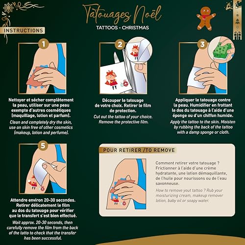 ptit-clown-24180-tempor-re-weihnachts-tattoos-christmas-motive-f-r-kinder image 8
