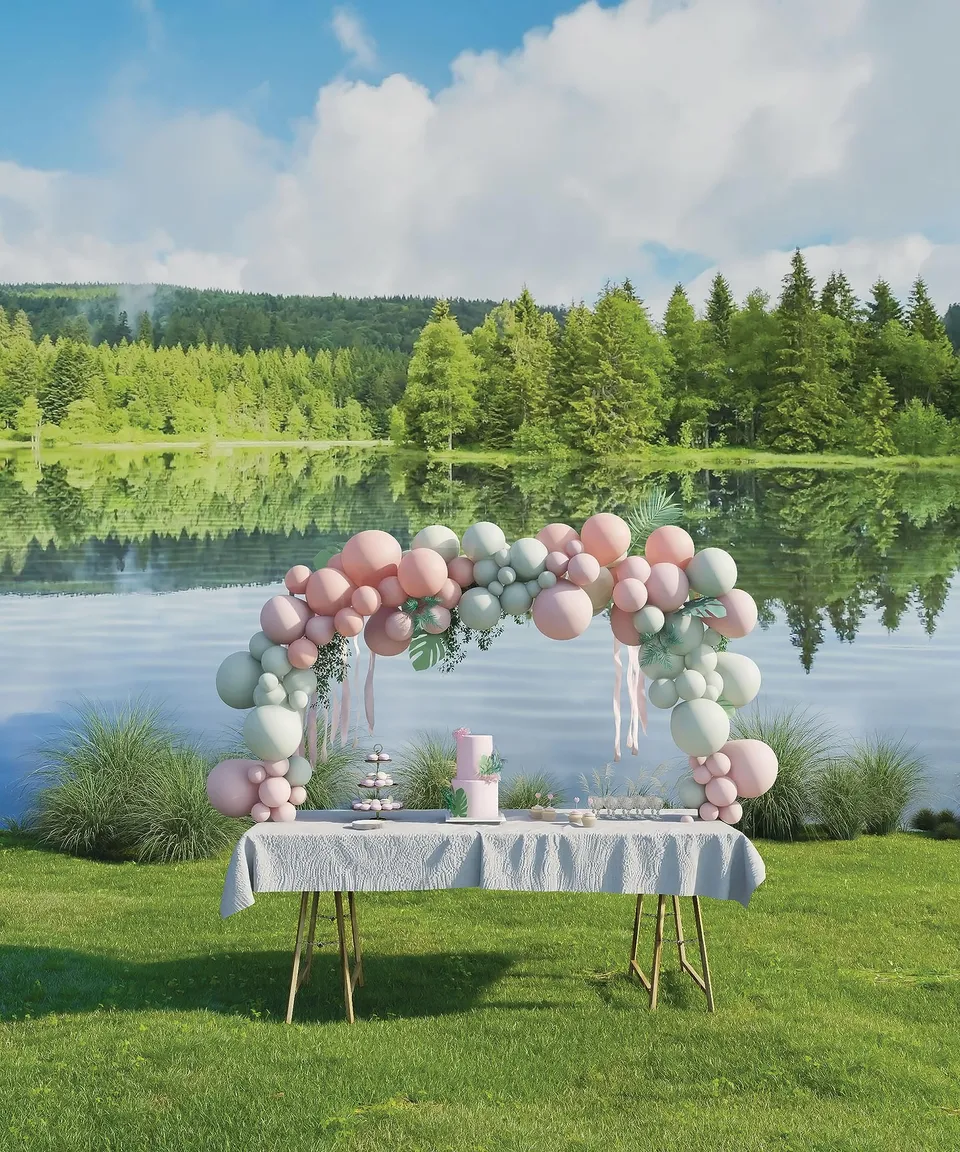 p-tit-clown-22327-tischbogen-f-r-luftballons-2-x-1-5-m-bis-100-ballons image 1