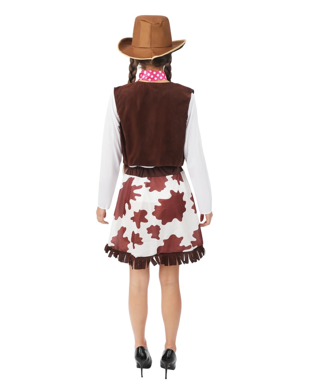 p-tit-clown-cowgirl-kost-m-frau-braun-polyester image 4