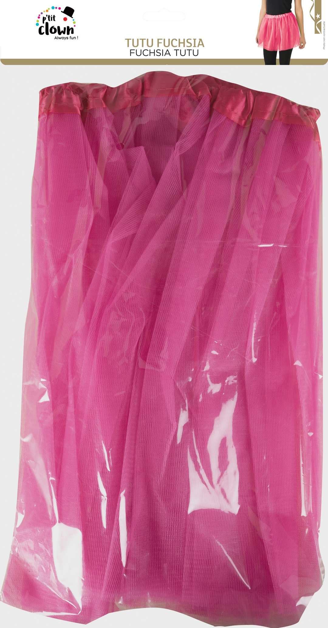 ptit-clown-39906-tutu-t-ll-gef-ttert-rosa-fuchsia-einheitsgr-e image 2