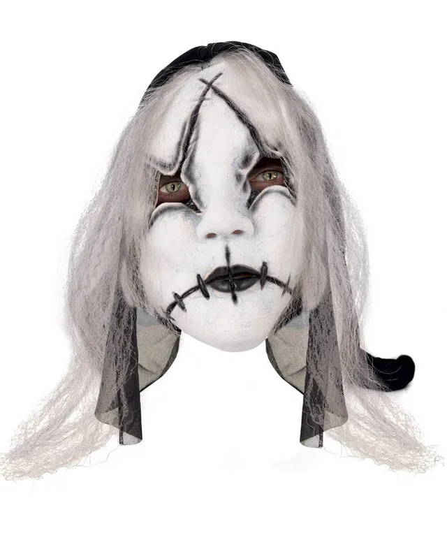 p-tit-clown-19473-horror-puppenmaske-mit-haaren-wei-erwachsene image 1
