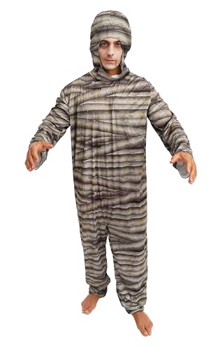 p-tit-clown-mumie-kost-m-f-r-erwachsene-overall-mit-kapuze image 7