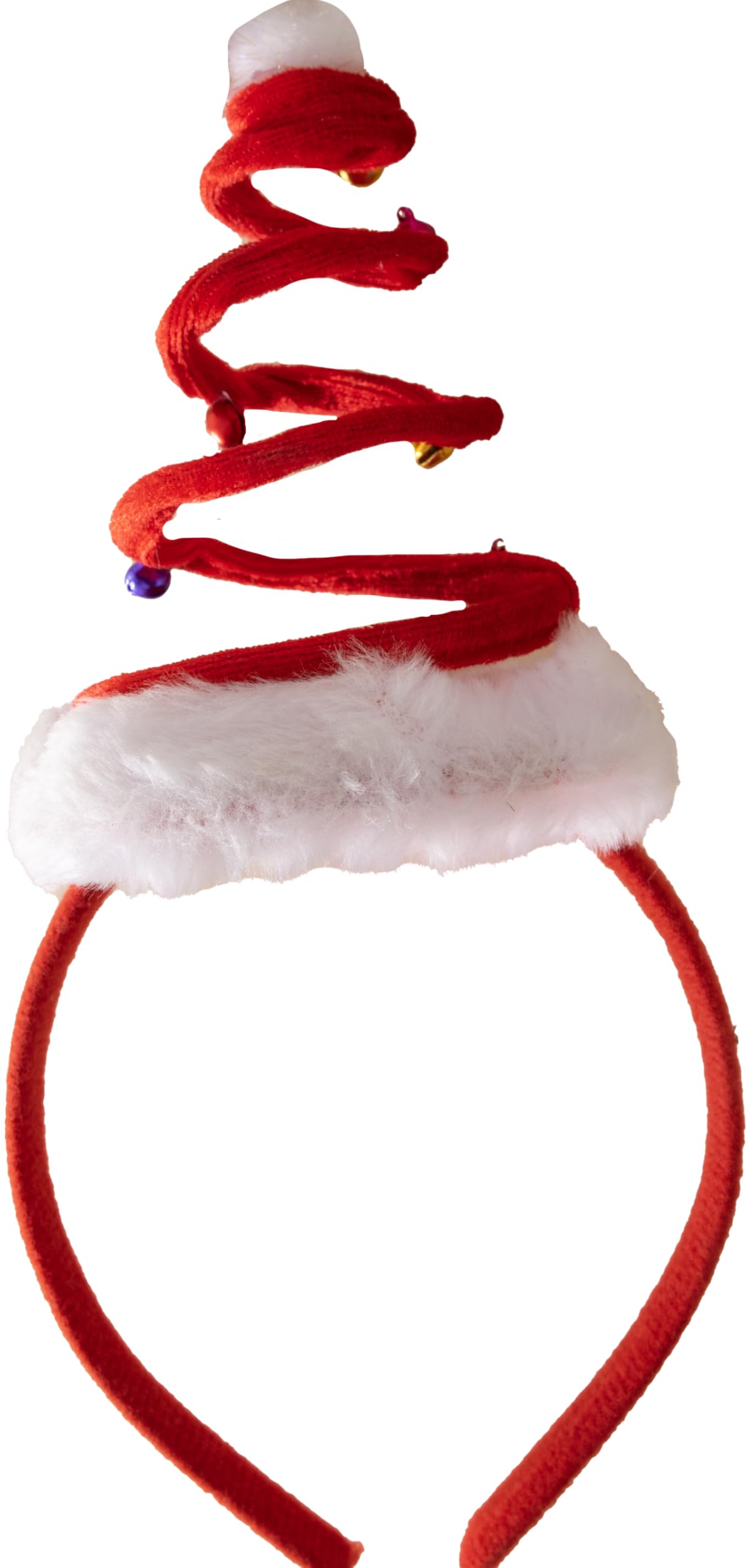 ptit-clown-weihnachtsbaum-haarreif-mit-glocke-rot-wei image 4