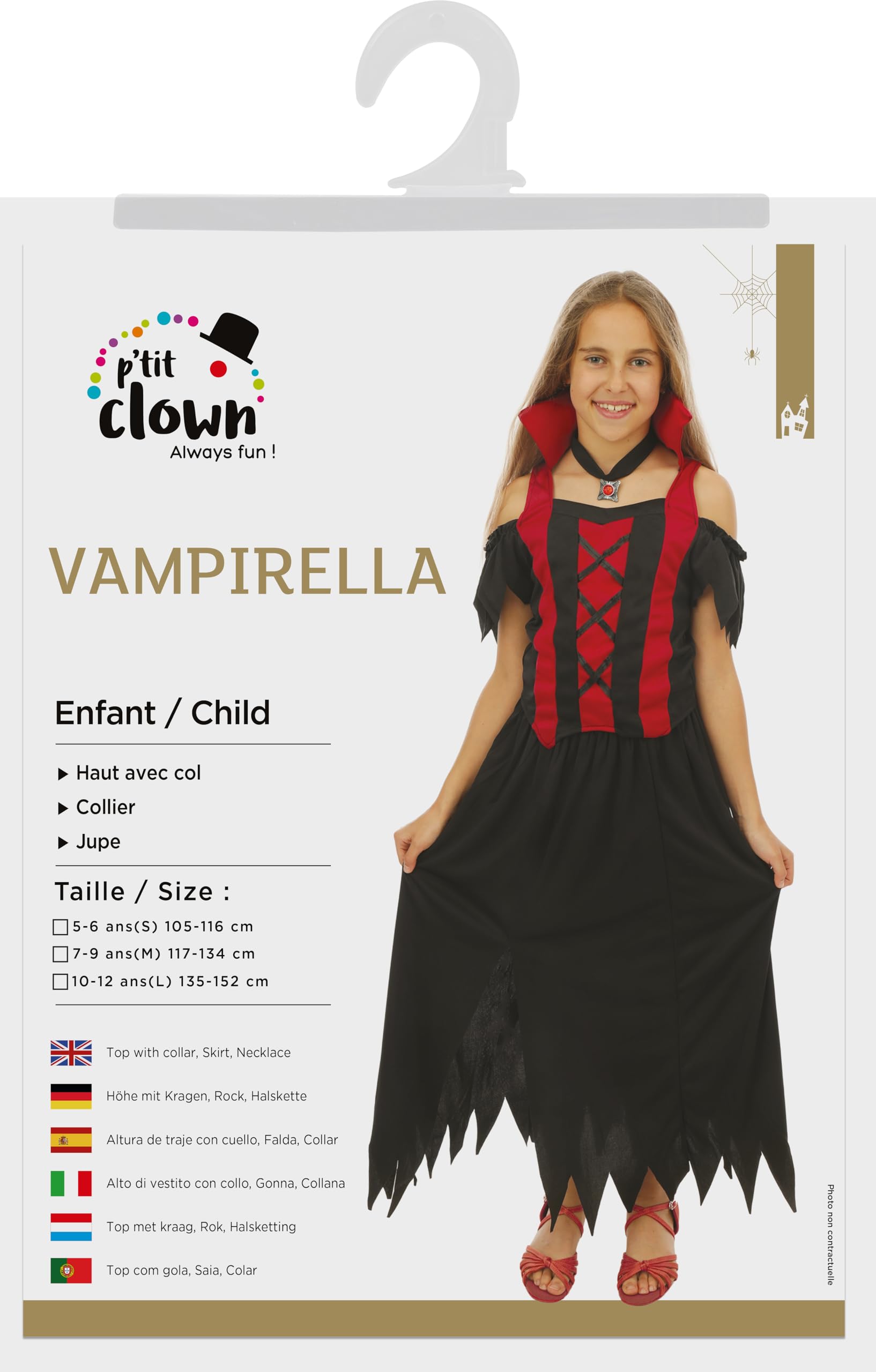 ptit-clown-87417-kinderkost-m-vampirella-vampir-kleid image 5