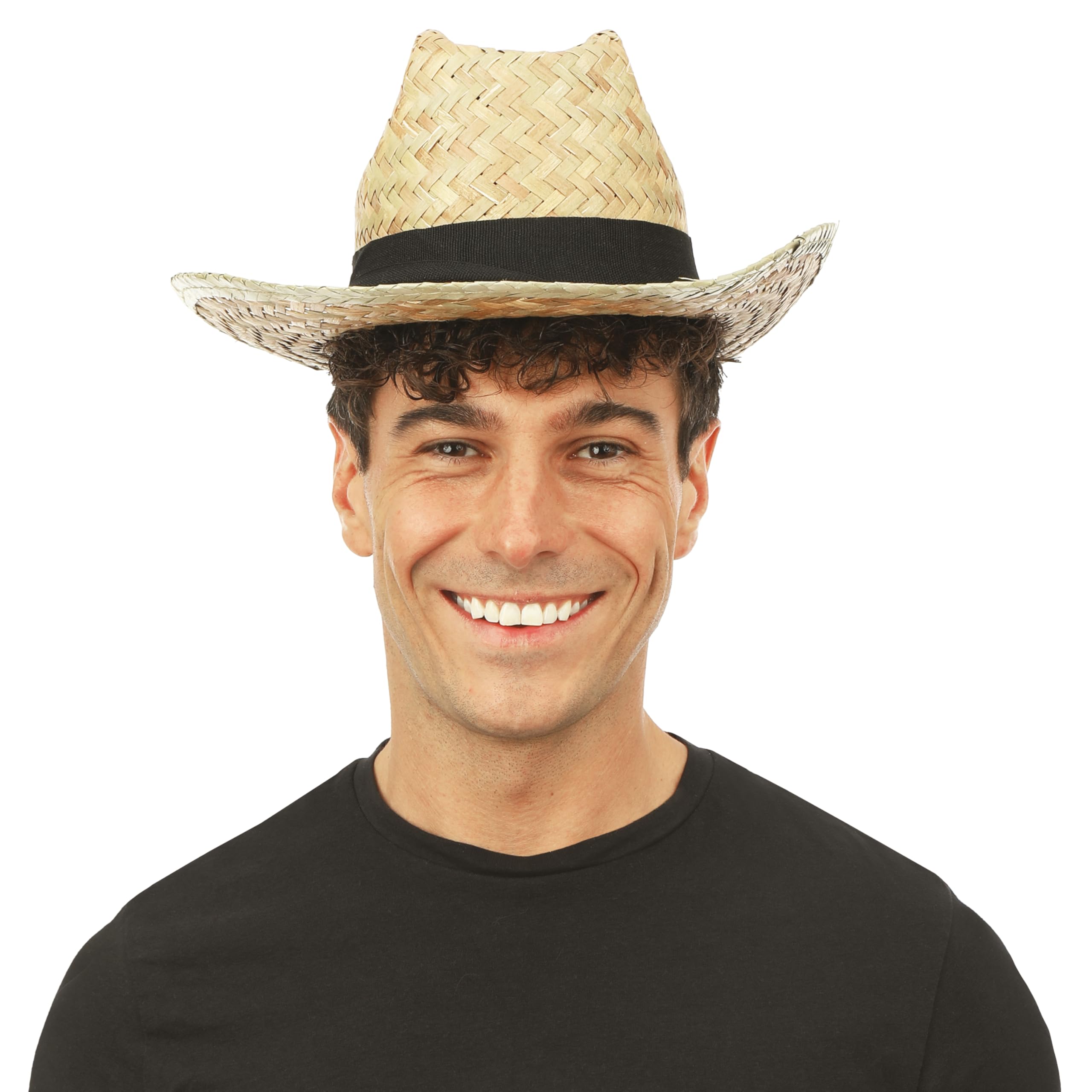 p-tit-clown-strohhut-cowboy-kost-m-hut-f-r-karneval image 5