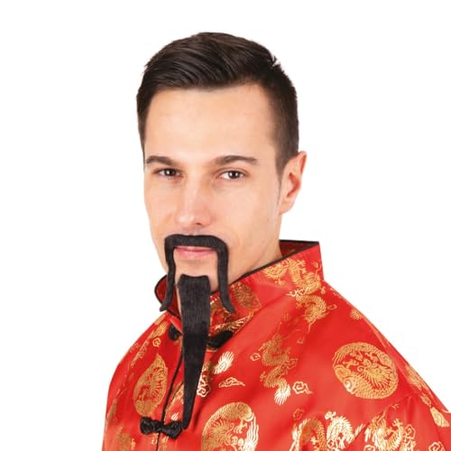 ptit-clown-re22706-mandarin-bart-und-schnurrbart-schwarz-selbstklebend image 6