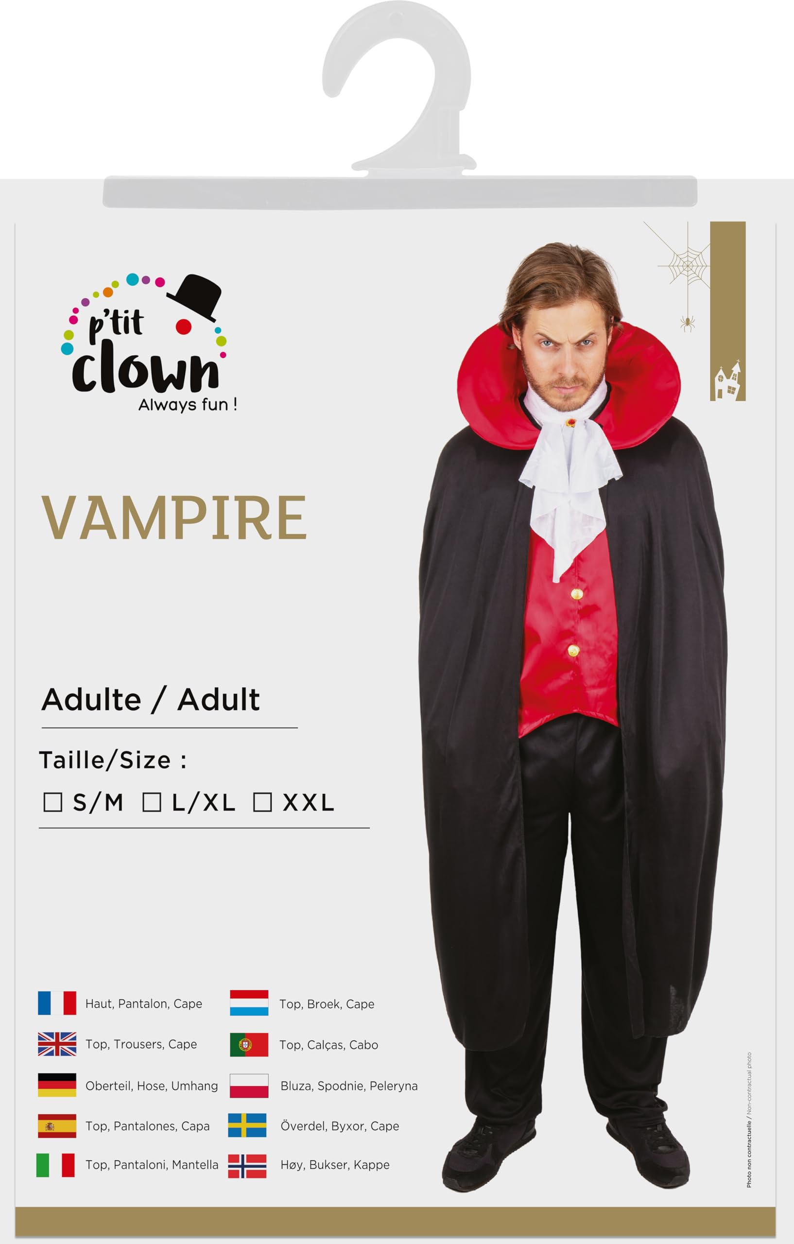 p-tit-clown-vampir-kost-m-herren-s-m-halloween-verkleidung-cosplay image 5