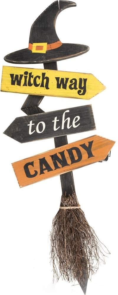 p-tit-clown-re22966-hexenbesen-holz-91-cm-witch-way-halloween-accessoire image 1