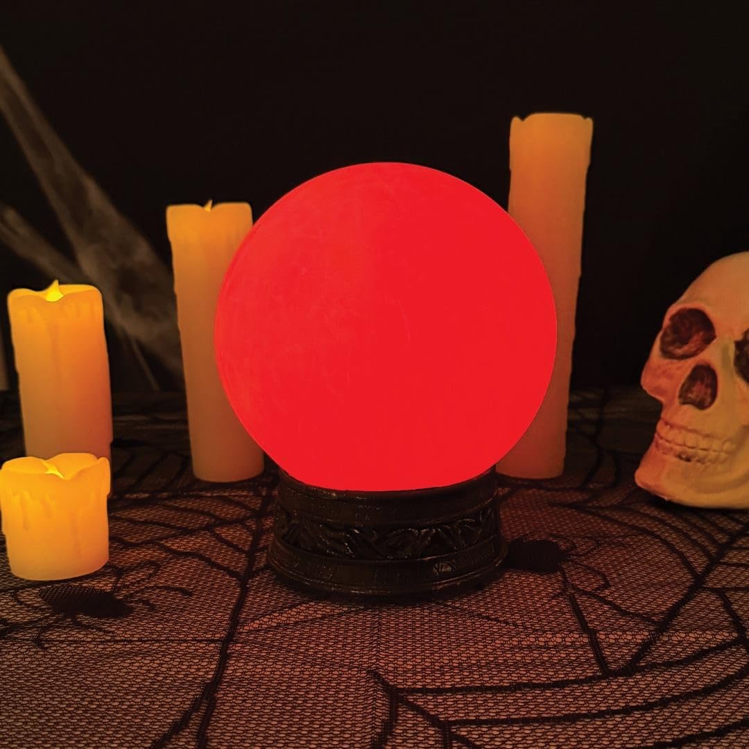 ptit-clown-45507-animierte-halloween-kristallkugel-18-cm-mit-sound-licht-bewegun image 3