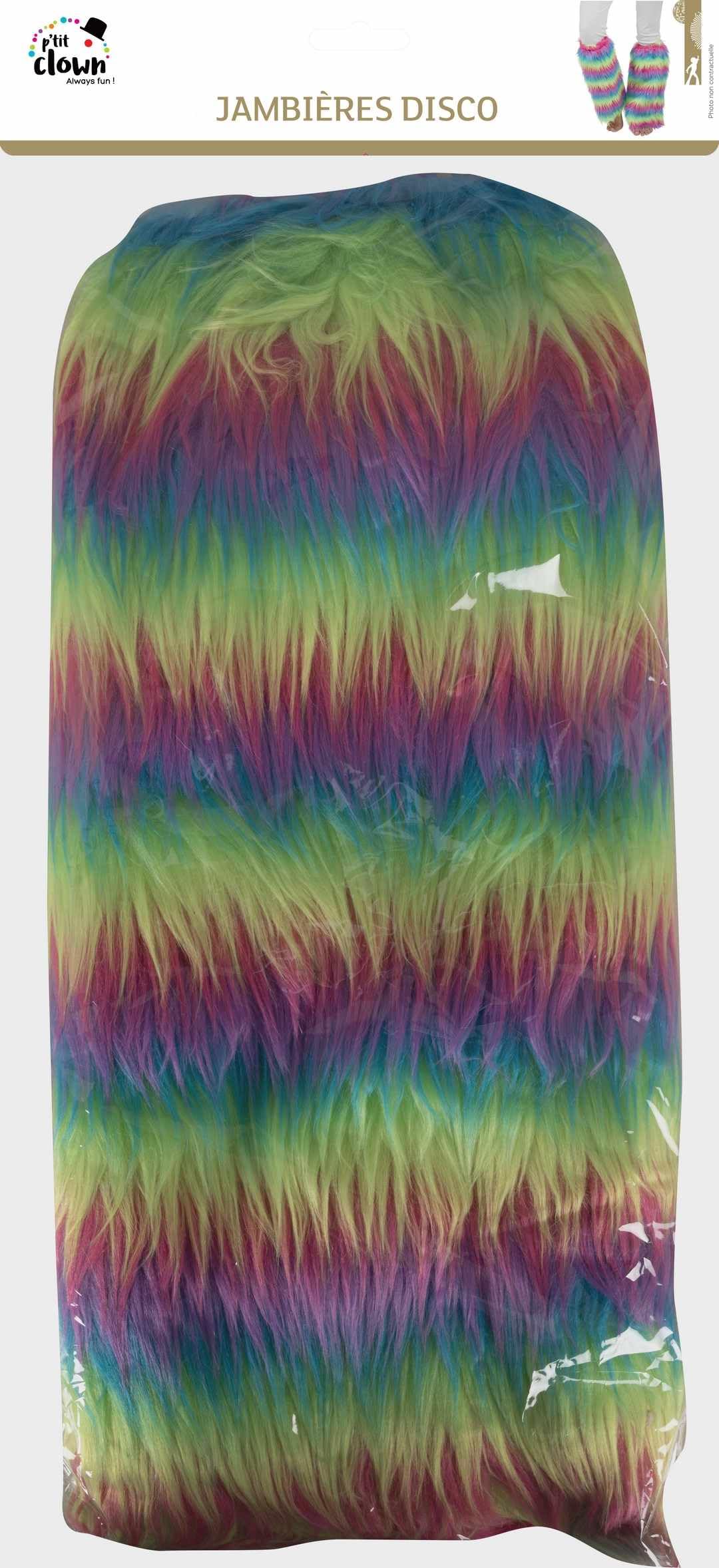 ptit-clown-disco-beinstulpen-pl-sch-multicolor-40-cm-erwachsene image 3