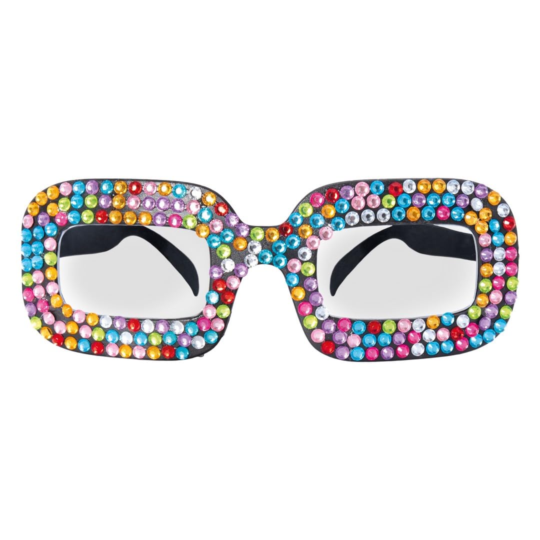 ptit-clown-21083-fantasiebrille-mit-strasssteinen-mehrfarbig image 1