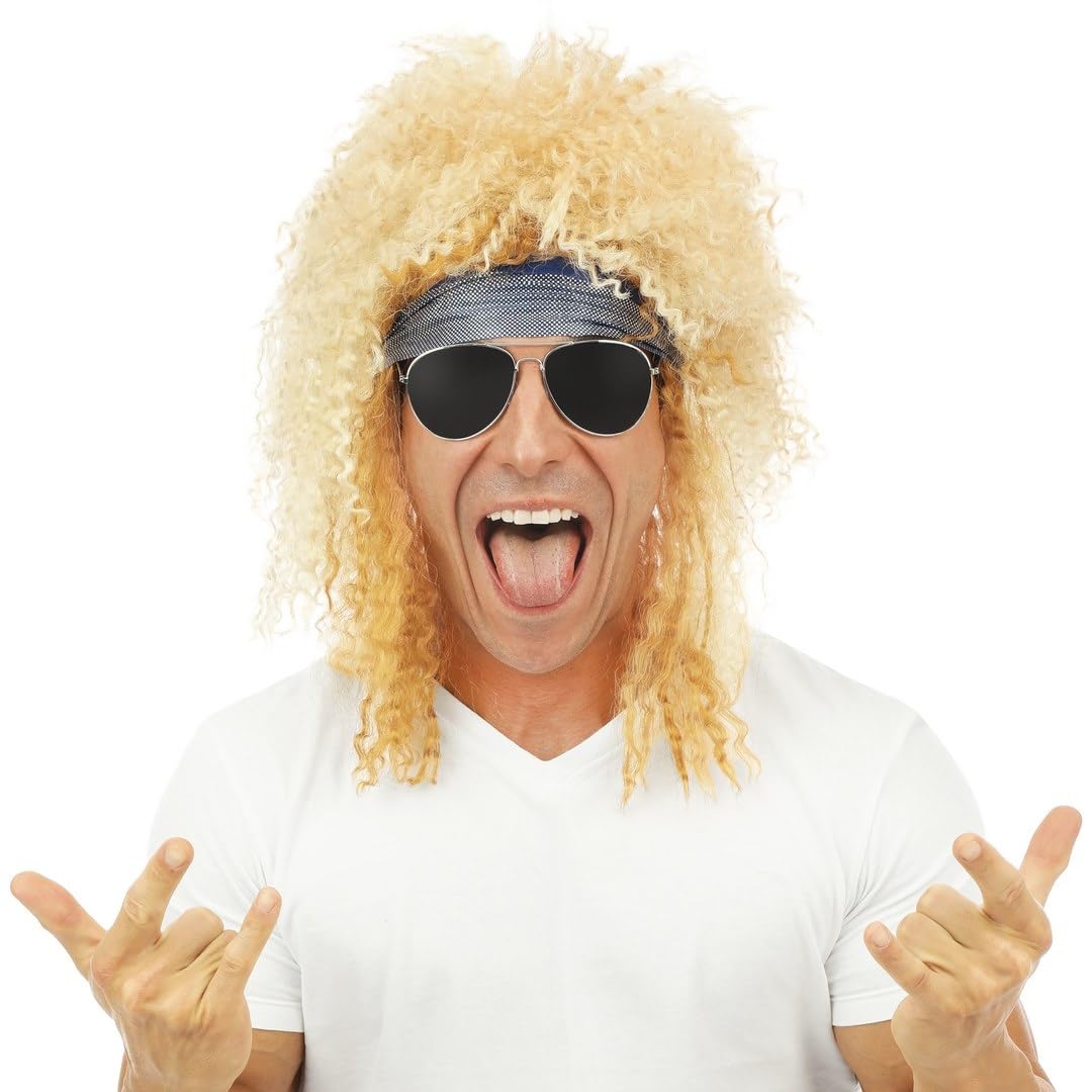 ptit-clown-23750-rockerper-cke-blond-mit-stirnband-erwachsene image 2