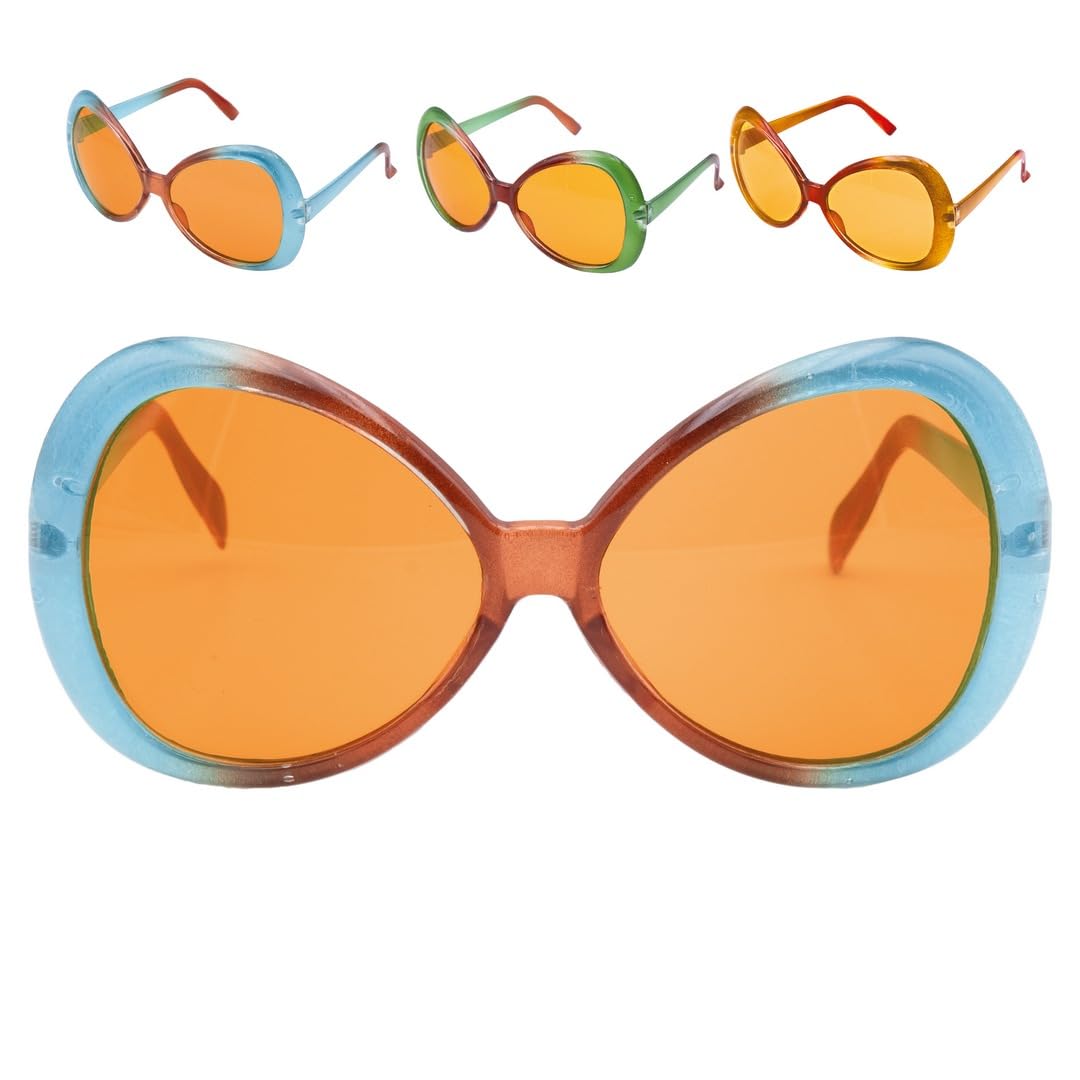 ptit-clown-62810-fliegenbrille-zweifarbig-partybrille-kunststoff image 1