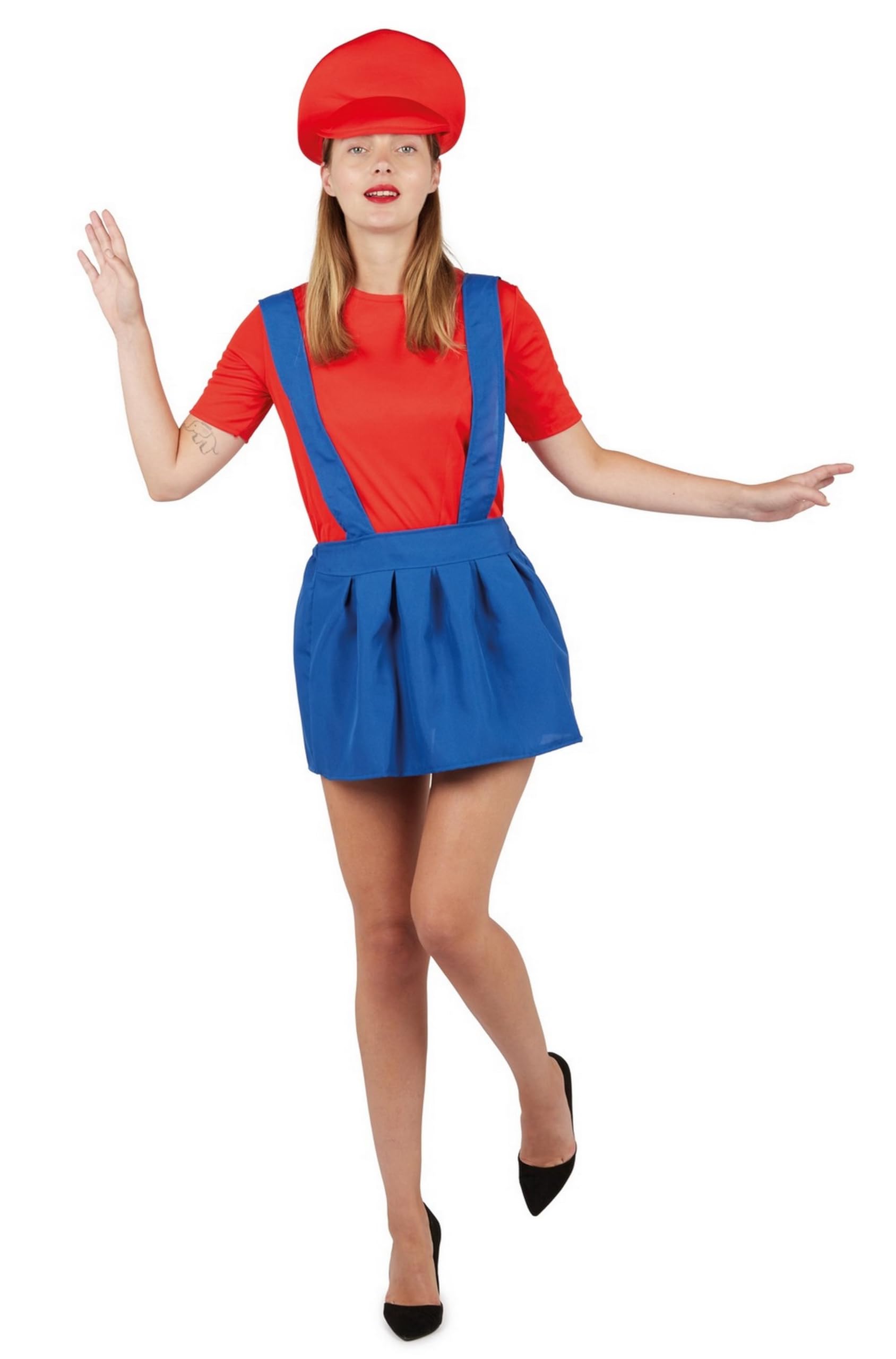 ptit-clown-60621-klempner-kost-m-damen-l-xl-blau-rot-polyester image 1