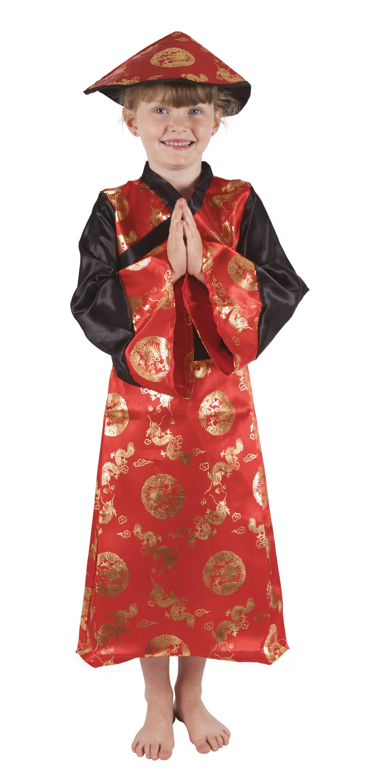 ptit-clown-chinesisches-neujahrskost-m-kinder-m-dchen-10-12-jahre-rot image 2